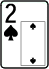 two spades