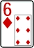 six diamonds